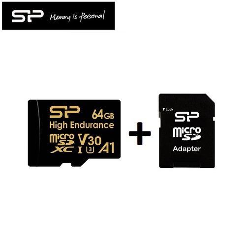 זיכרון Silicon Power Superior High Endurance 4K 64GB microSD