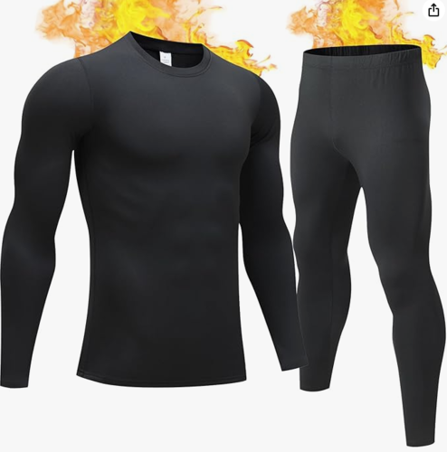 סט ביגוד תרמי לגבר לקור מחמם ומנדף TEEPIRE Thermal Underwear