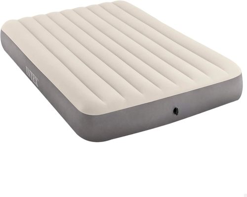 מזרון מתנפח זוגי גבוה לבית ולשטח INTEX 64103 QUEEN DURA BEAM