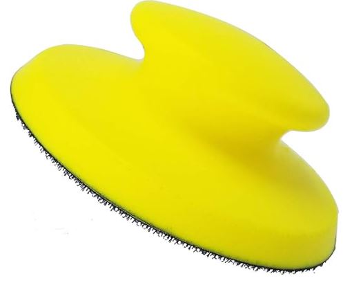 כרית עגולה לליטוש ידני +ידית