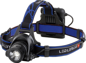 פנס ראש לד לנסר עוצמתי  H-14 של LED LENSER מאיר ל  210  מטרים