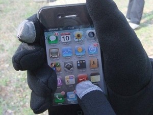 כפפות טרמיות לפולין למגע במכשירי מגע TOUCH של OUTDOOR