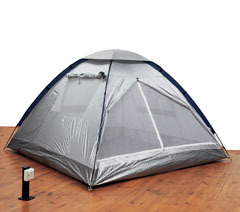 אוהל מוטות גדול ל 4 אנשים עם 3 חלונות  OUTDOOR