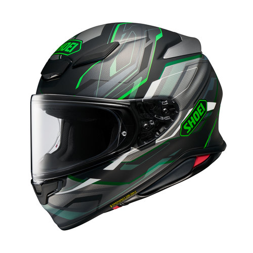 קסדת שואי מלאה שחור / ירוק - SHOEI NXR2 CAPRICCIO TC-4
