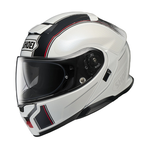 קסדת שואי נפתחת נאוטק 3 לבן / שחור / אדום - SHOEI NEOTEC 3 SATORI TC-6