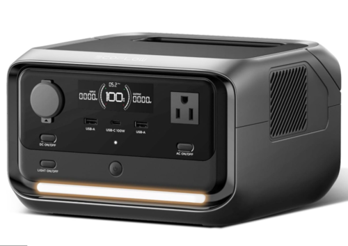 תחנת כוח ניידת RIVER3 דגם UPS הספק 0.3-0.6kW קיבולת 0.245kWh