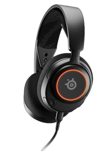 אוזניות גיימינג חוטיות עם תאורת Steelseries Arctis Nova 3 RGB