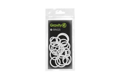ערכת 20 טבעות בצבע לבן מבית GRAVITY דגם GRP5555WHT1