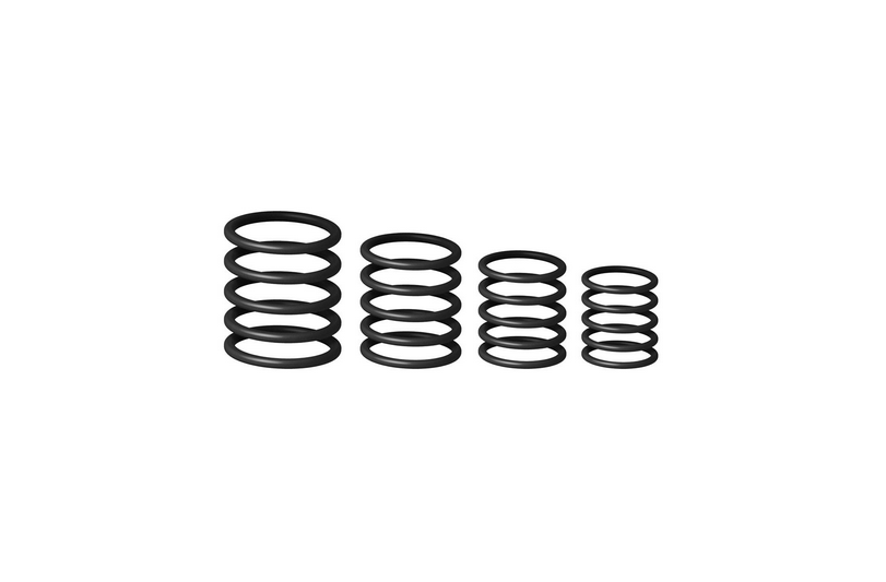 ערכת 20 טבעות בצבע שחור מבית GRAVITY דגם GRP5555BLK1