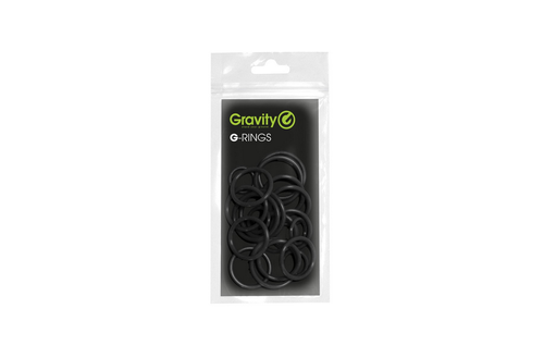 ערכת 20 טבעות בצבע שחור מבית GRAVITY דגם GRP5555BLK1