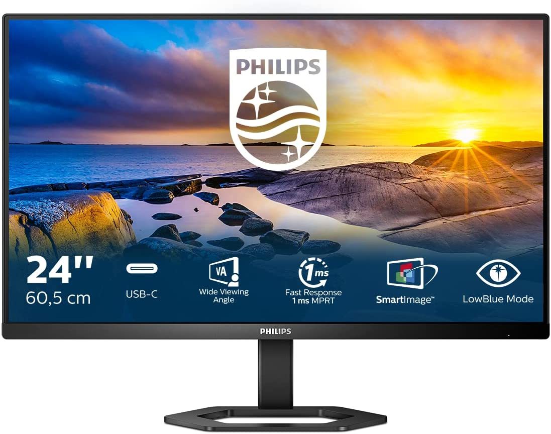 מסך מחשב 23.8 אינטש Philips USB-C 24E1N5300AE Full HD פיליפס
