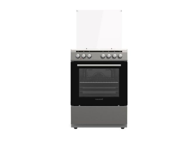 תנור משולב גז כסוף 60 ס”מ Nakasumi NAK-FSC60-IX
