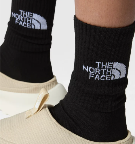 סט 3 גרבי טיולים MULTI SPORT CUSH CREW SOCK 3P שחור - The North Face