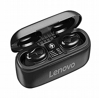 אוזניות TWS ללא חוטים חברת Lenovo דגם HT18 עם צג סוללה