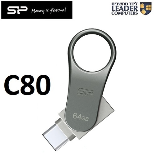 דיסק און קי SP MOBILE OTG C80 USB 3.2 64GB