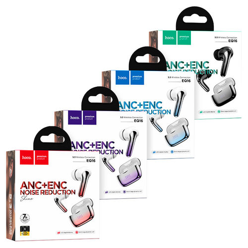 אוזניות TWS headset “EQ16 Shine” ANC + ENC 
