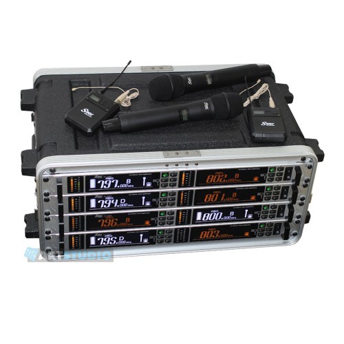 זוג מיקרופונים אלחוטיים מדונה מתוצרת Seer דגם IU-2066 Head