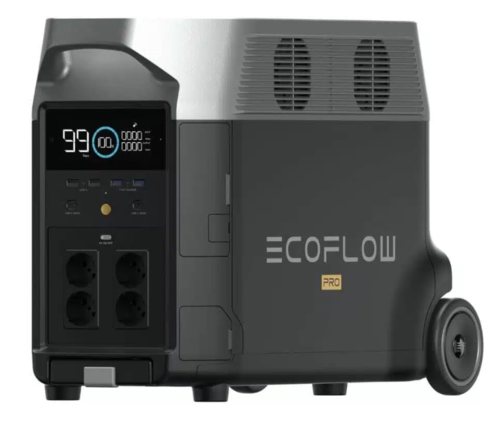 תחנת כח ניידת הכי חזקה לבית EcoFlow דגם DELTA PRO 3600