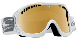 מסכת סקי עדשה כתומה O'neill Mini White