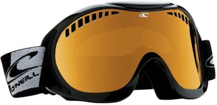 מסכת סקי עדשת מראה ברונזה O'neill Mini Black