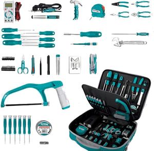 תיק כלי עבודה מקצועיים - 51 חלקים TOTAL TOOLS