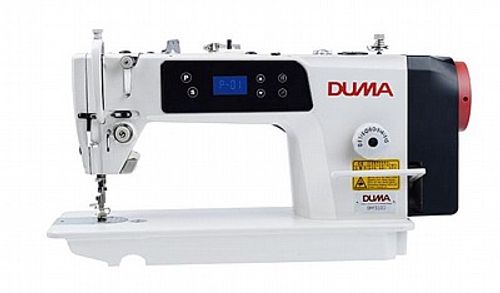 חדש!  מכונת תפירה תעשייתית תפר ישר DUMA דגם DM-510M, כולל שולחן ומנוע DIRECT DRIVE פנימי ושקט עם תאורה ומצב מחט