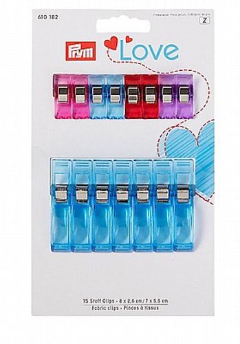 קליפסים לתפיסת בדים PRYM שני גדלים