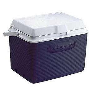 צידנית קשיחה קטנה לים  23 ליטר RUBBERMAID