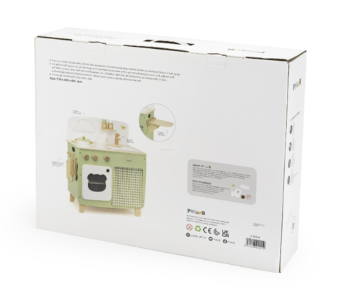 סט מטבח מאובזר ירוק PolarB by Viga
