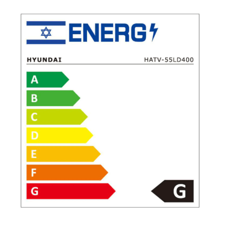 טלוויזיה Hyundai HATV-55LD400 4K ‏55 ‏אינטש יונדאי - רק באיסוף עצמי!