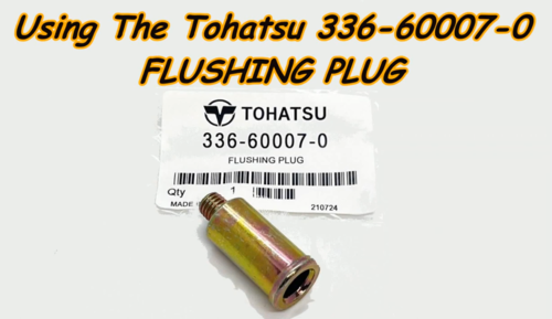 מתאם לשטיפת מנוע ימי אחרי שימו TOHATSU MFS6