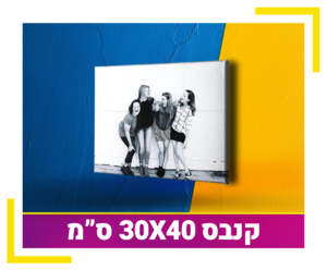 קנבס 30X40 ס"מ