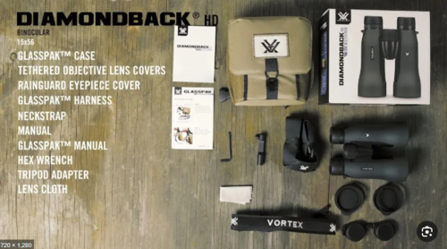 משקפת שדה למרחקים גדולים וורטקס Diamondback® HD 15x56 של Vortex