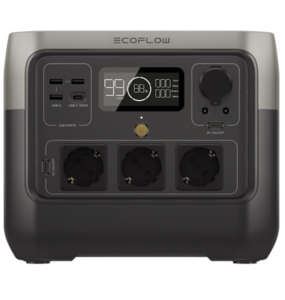תחנת כוח ניידת אקו פלו EcoFlow 800W-1600W 768Wh דגם River 2 Pro 