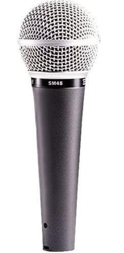 מיקרופון ידני דינאמי SHURE SM48 LC