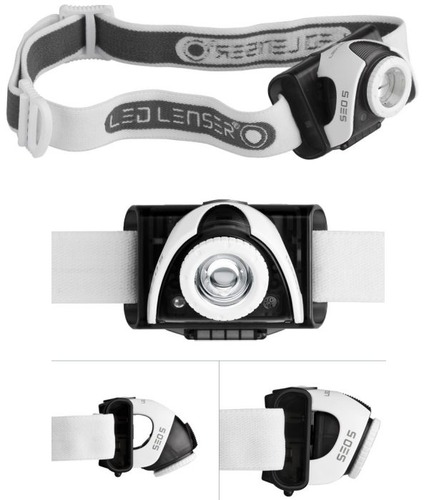 פנס ראש  לחייל עוצמתי 180 לומינס של LED LENSER SEO 5