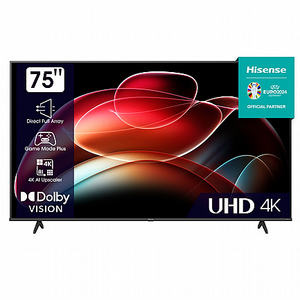 טלוויזיה Hisense 75" 4K דגם 75A6K EURO2024