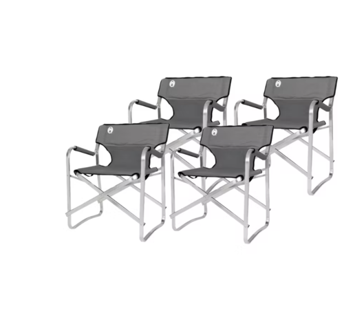 מבצע 4 כסאות מתקפלים במאי לקמפינג אלומניום קל קולמן Coleman DECK