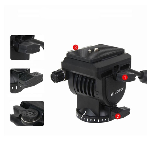 חצובה מקצועית למצלמה Triopo k2808