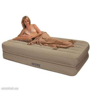  מזרנים מתנפחים יחידים באריזה אחת 2in1bed דגם INTEX