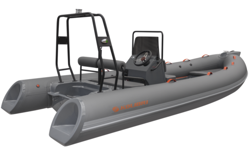סירה מתנפחת חצי קשיחה פיברגלס קוליברי KOLIBRI RIB WING ULTRA W500UT