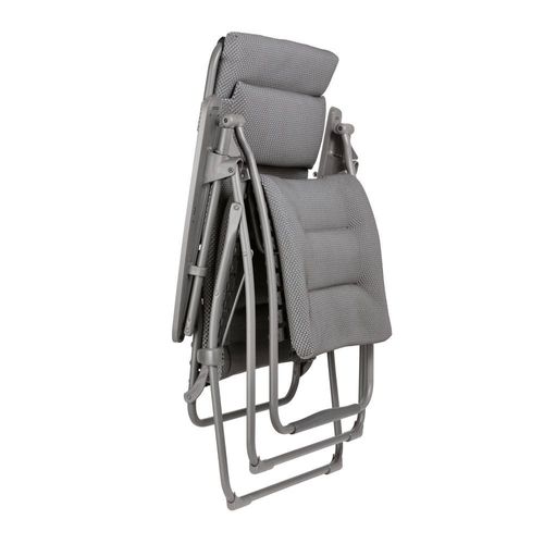 כיסא נוח XL מרופד כסוף מסגרת טיטניום FUTURA becomfort