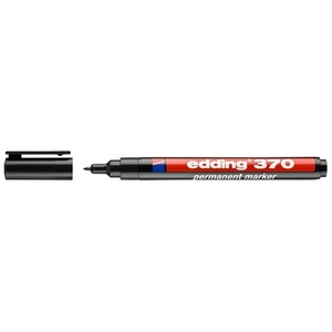 טוש פרמננט 370 טיפ 1 מ"מ שחור אדינג edding
