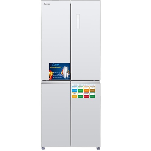 מקרר 4 דלתות   דגם NF-535 Luxor לוקסור נירוסטה 450 ליטר