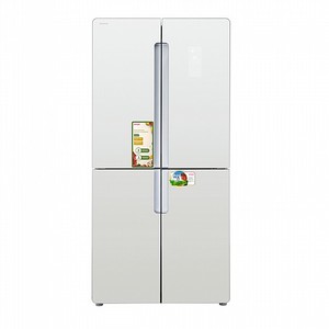 מקרר 4 דלתות זכוכית לבנה NF6500 WG AIWA japan