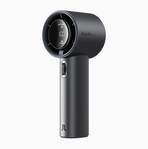 מאוורר טורבו ידני עוצמתי Handheld Fan Pro 1S – צבע אפור מתכתי Jisulife