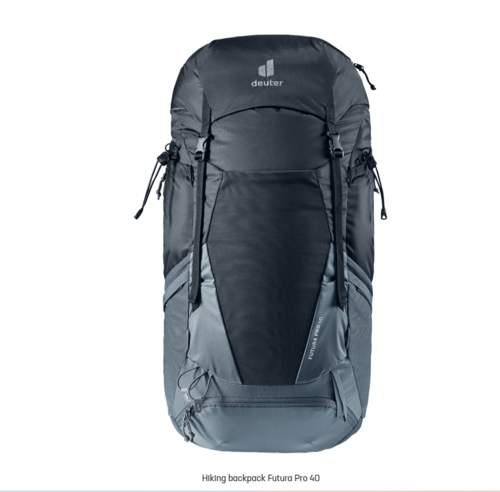 תרמיל יום דוייטר גב - Deuter Futura Pro 40 - שחור