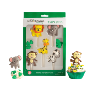 סוכריות לקישוט על מקל חיות - 15 י"ח