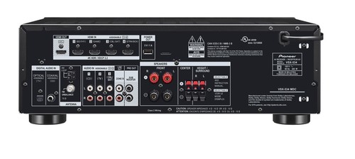 רסיבר קולנוע ביתי PIONEER דגם VSX5345 + סט רמקולים 5.1 מבית  ELAC דגמי F5.2+C5.2+B5.2