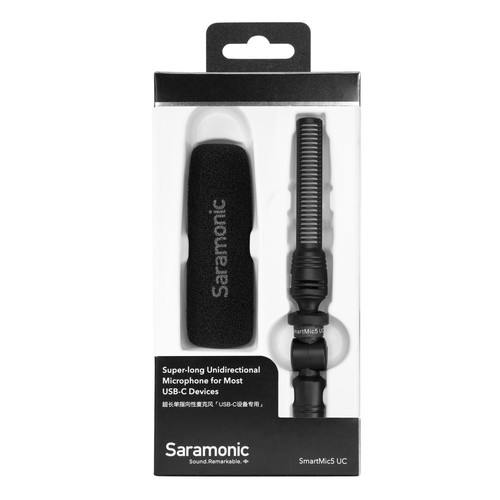 Saramonic SmartMic5  UC מיקרופון כיווני קומפקטי עם חיבור USB Type-C